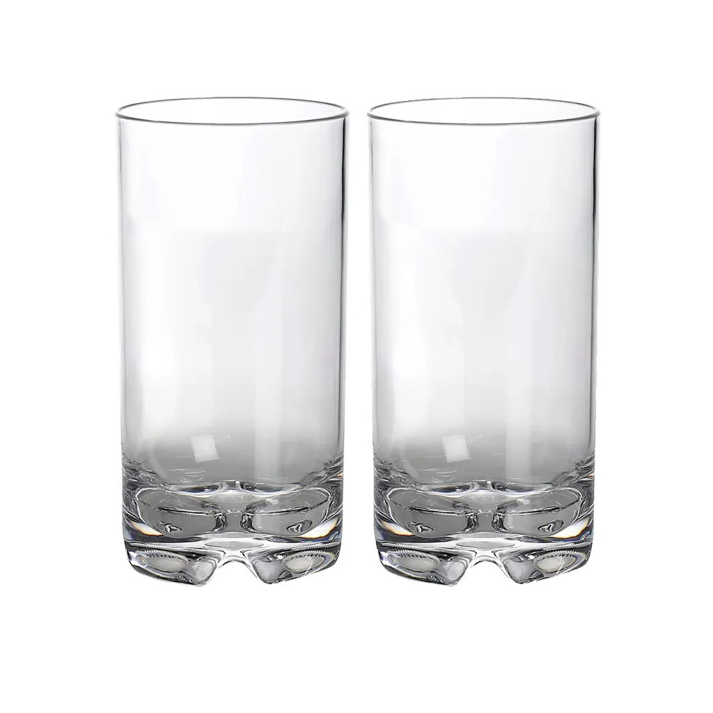2 X Longdrinkglas Aus Bruchfestem Polycarbonat - 550ml