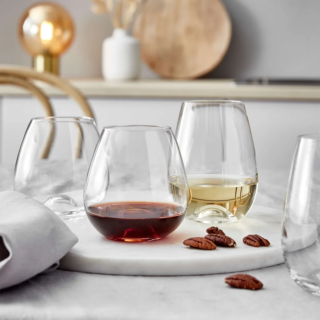 BUTLERS SENZA 6x Rotweingläser Ohne Stiel 440ml - Image 2