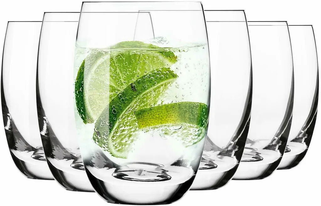 Krosno Elite Highball Glas Longdrink 360ml 6er