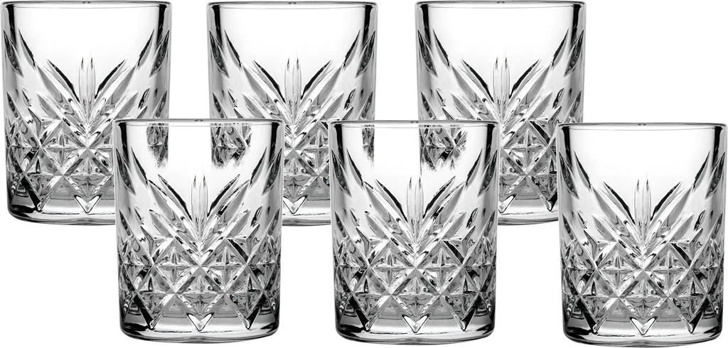 Pasabahce 52780 Shot Glas Stamper Timeless In Crystal Design 4er-Set - Image 8