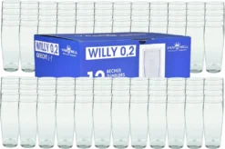120er Set Bierglas Willibecher 0,2L Geeicht