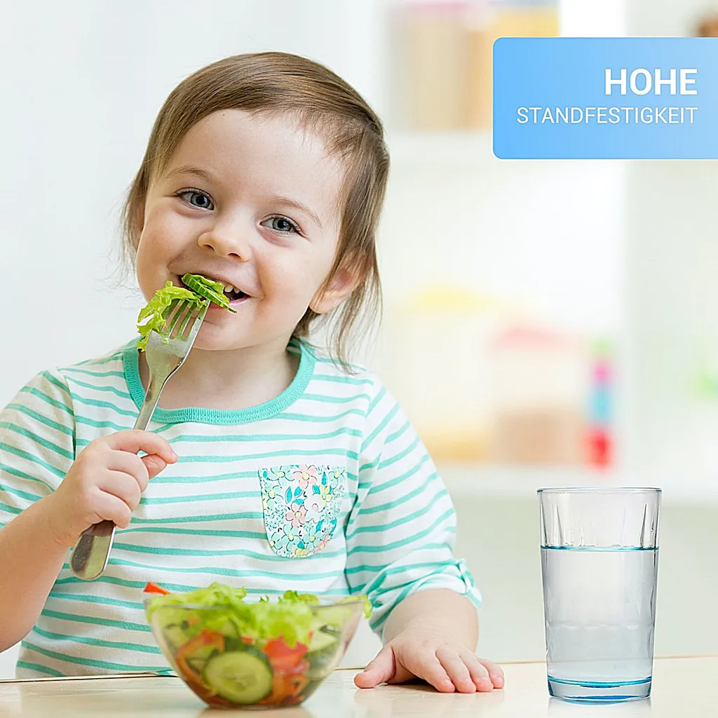 6 X Trinkglas Bunt Wasserglas Wassergläser Trinkgläser Glas Gläser Saftglas - Image 4