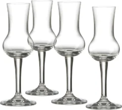 Ritzenhoff & Breker Grappaglas Mambo 4er Set, Schnapsgläser, Kristallglas, Klar, 90 Ml, 814248