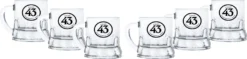 Licor 43 Minibeer Glas 6er Set Shotglas Pinnchen Likör Liquor 43er