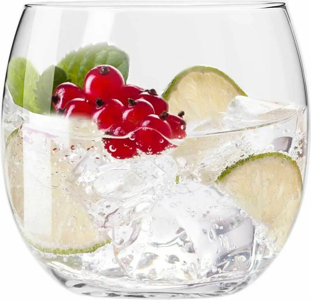 KROSNO Harmony Wassergläser Saftgläser Trinkgläser | Set Von 6 | 410 ML | Spülmaschinenfest - Image 4