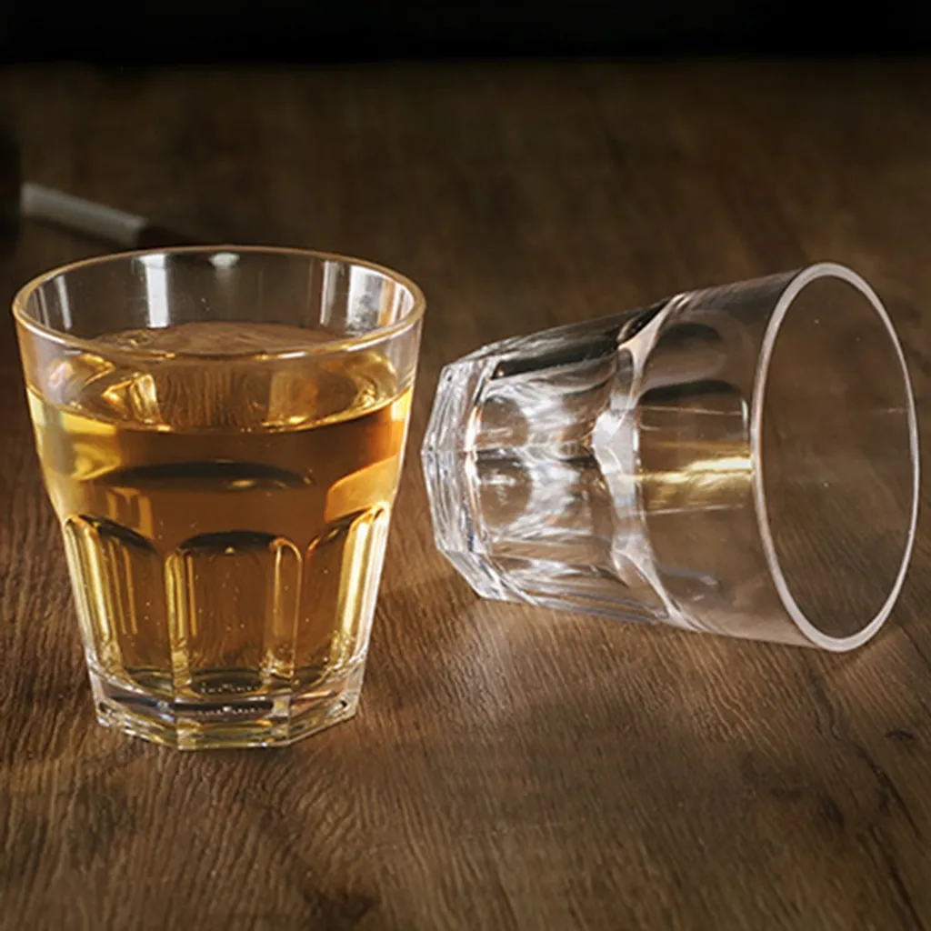 15er 170ml Whiskytasse Set Weinverkoster Bierbecher Bar Klar Acryl-Whisky-Tassen Whiskyglas - Image 3