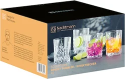 Nachtmann Whiskybecher Sculpture 365ml, Klar (4er Pack)