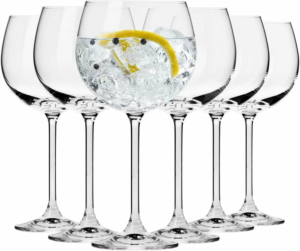 KROSNO Venezia Gin Tonic Wassergläser, 6er-Set, 480 Ml - Image 11