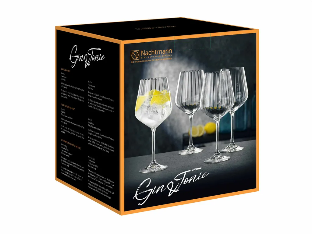 Nachtmann Cocktailglas Gin&Tonic 640ml, Klar (4er Pack) - Image 13
