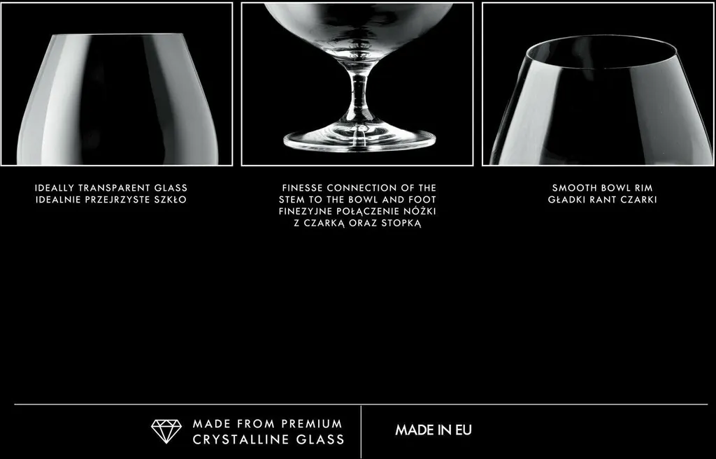 KROSNO Cognac-Gläser Cognacschwenker | Set Von 6 | 550 ML | Harmony Kollektion | Perfekt Für Zuhause, Restaurants Und Partys | Spülmaschinenfest - Image 11