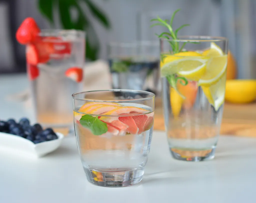 KROSNO Harmony Wassergläser Saftgläser Trinkgläser | Set Von 6 | 410 ML | Spülmaschinenfest - Image 2