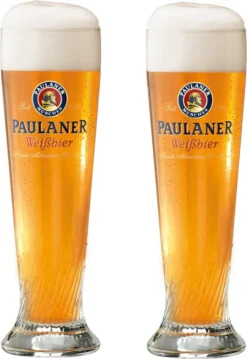 2x Paulaner Weizenbierglas 0,5L