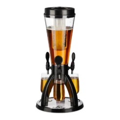 Relaxdays 4 L Biersäule Mit 3 Zapfhähnen