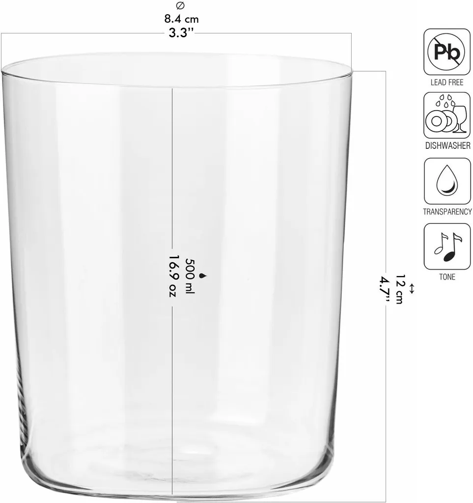 KROSNO Mixology Cidergläser, 6er-Set, 500 Ml - Image 2