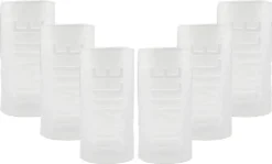 9 Mile - Longdrinkglas / Longdrink Glas / Milchglas Gläser Set - 6x Longdrinkgläser