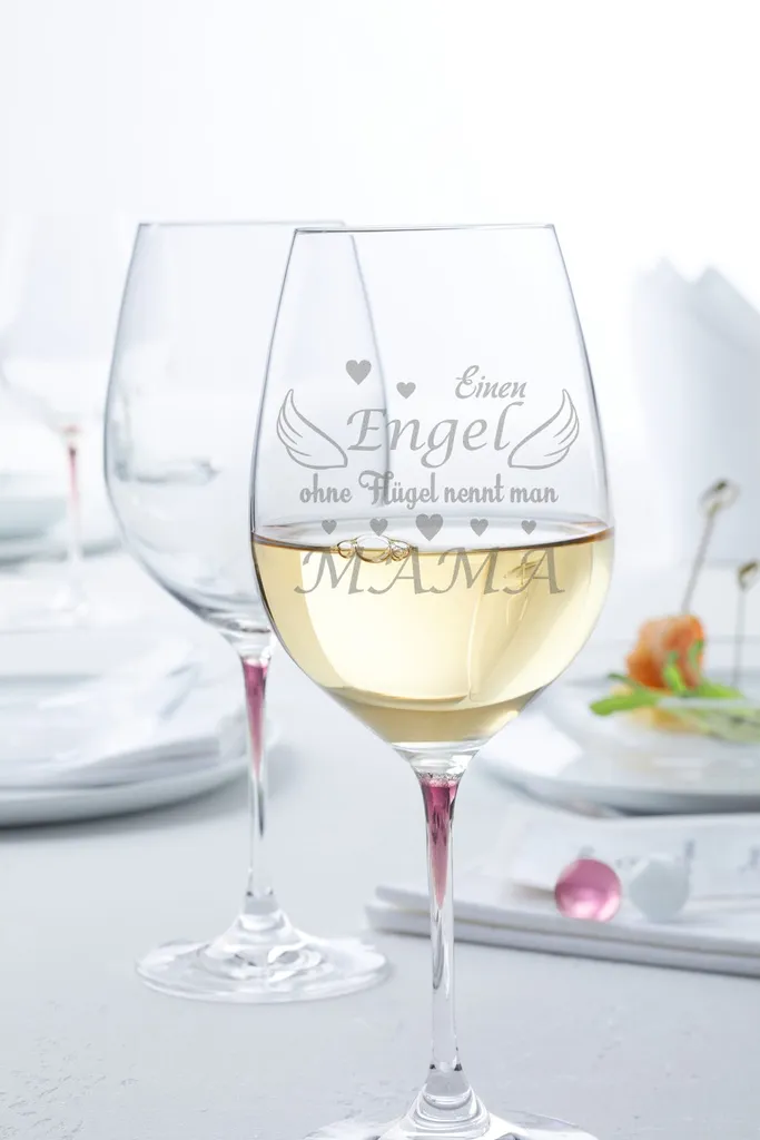 Leonardo Weinglas "Engel Ohne Flügel Nennt Man Mama" : La Perla - Image 2