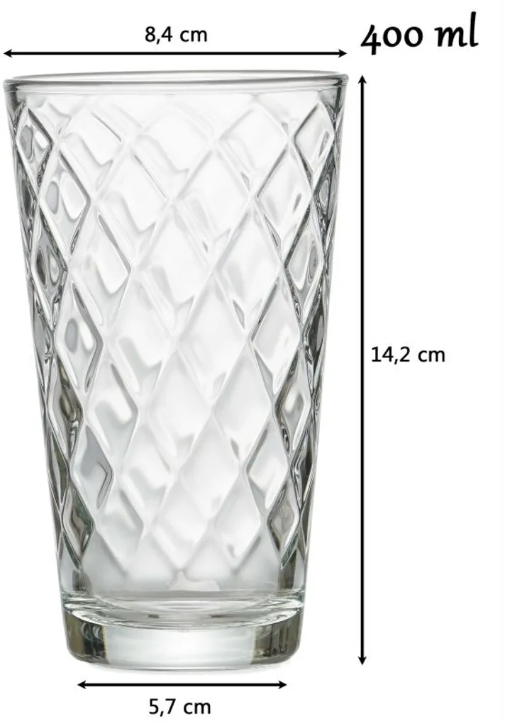 Ritzenhoff & Breker Longdrinkgläser Wela Transparent 400 Ml - 6 Stück - Image 3