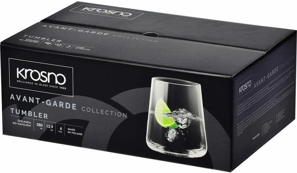 KROSNO Avant-Garde Wassergläser, 6er-Set, 380 Ml - Image 10