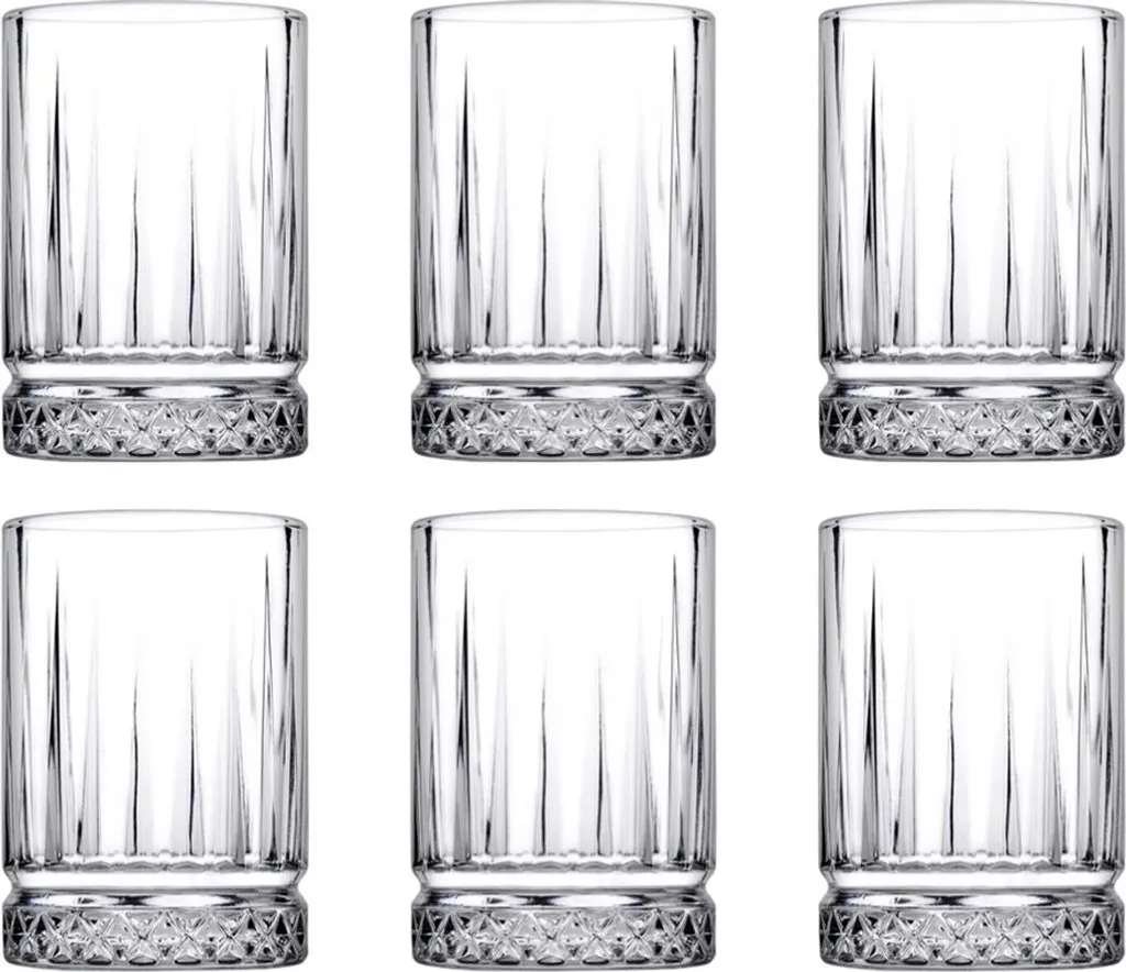 Pasabahce 6er Set ELYSIA 520242 Espressoglas Mini-Wassergläser 60 Ml Trinkglas Cocktailglas