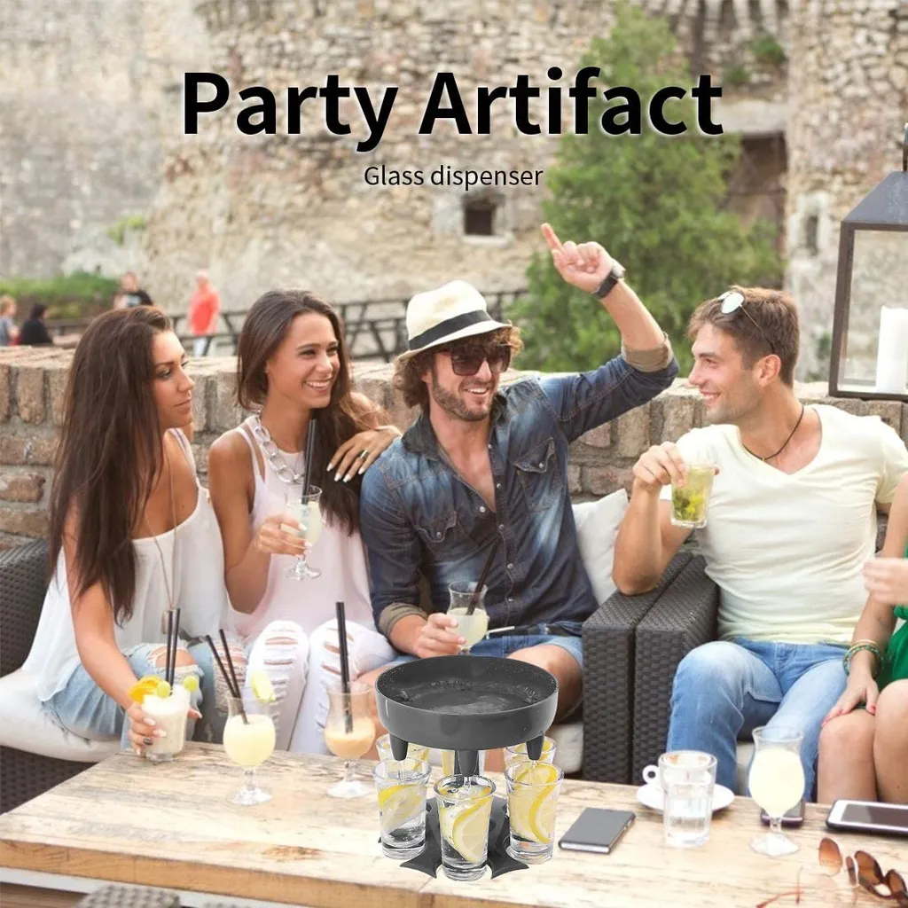 Schnapsglasspender, Schnapsglas-Spender, Shot Glas Dispenser Für Flüssigkeit/Getränke/Cocktail/Bier, Spirituosen Spender Für Cocktail-Party Barparty, Freunde Versammeln Sich - Image 4