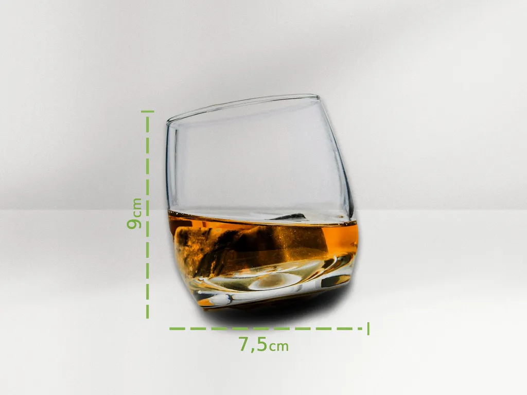 6 X Bar Rocking Whisky Glas Whiskey Trinkglas Gläser - Runder Boden 200 Ml - Image 7