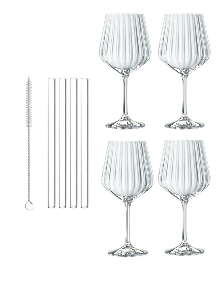 Nachtmann Gin&Tonic + 4 Glastrinkhalme 7574/8tlg. Tastes Good 103143 - Image 7