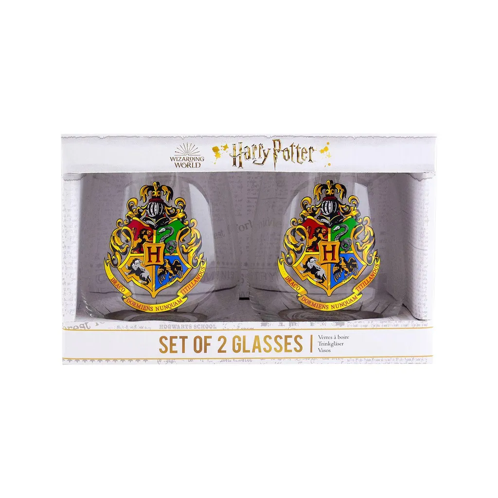 Paladone Harry Potter Gläser 2er Set Hogwarts Crest - Image 4
