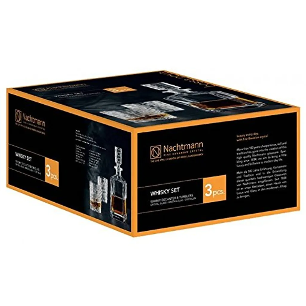 Nachtmann Bossa Nova Whiskyset 3 Teilig Kristallglas 101095
