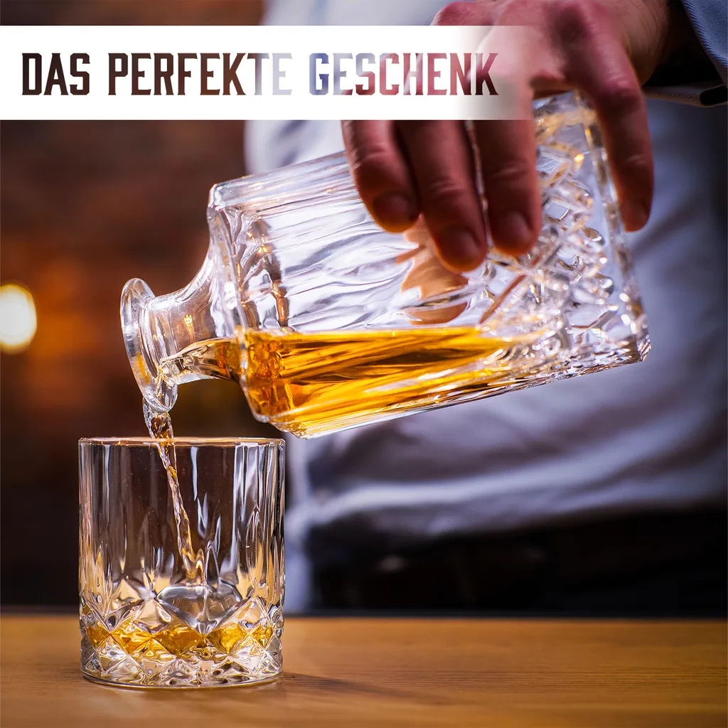Whisiskey - Whiskygläser Set – 2 Tumbler Gläser (2x 320 Ml) – Whisky Geschenkset - Whisky Zubehör Set - Geschenke Für Männer - Image 4