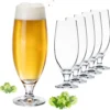 Bierkelche 500ml (max. 580ml) Set 6-Teilig Bierglas Weizengläser Aus Crystalline Glas