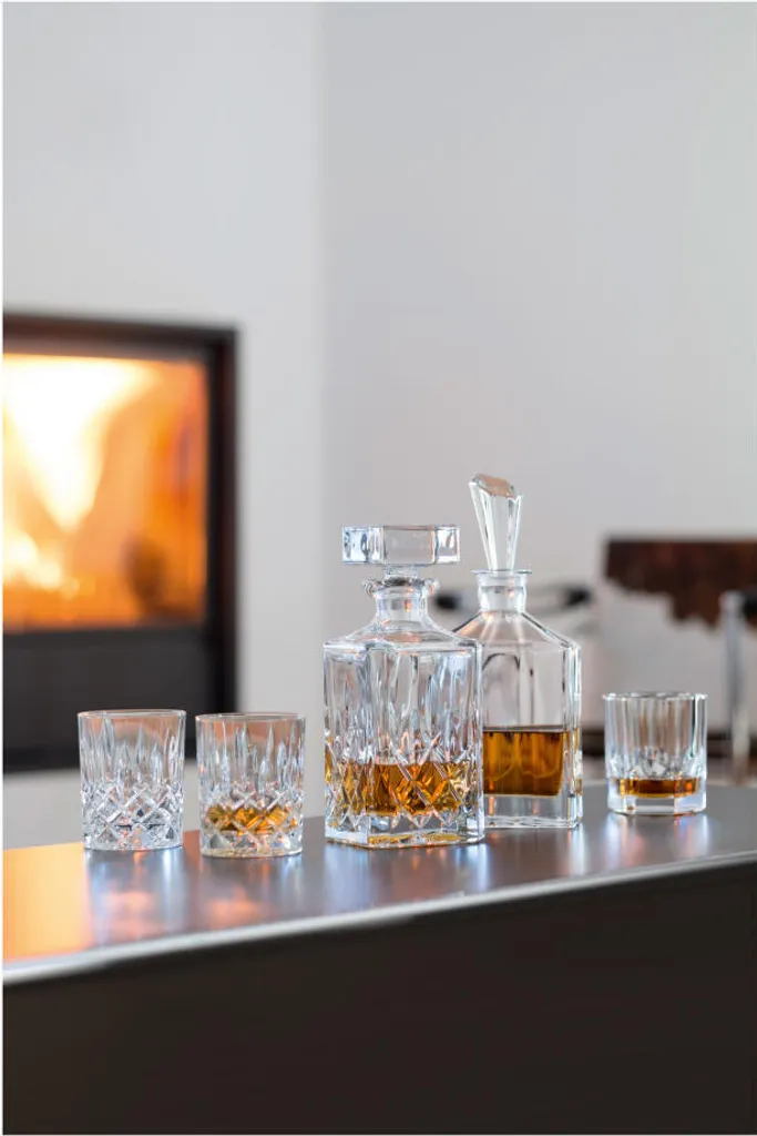 Nachtmann Noblesse Whiskybecher Set, 8er Set, Whiskyglas, Tumbler, Kristallglas, H 9.8 Cm - Image 4