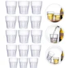 15er 170ml Whiskytasse Set Weinverkoster Bierbecher Bar Klar Acryl-Whisky-Tassen Whiskyglas