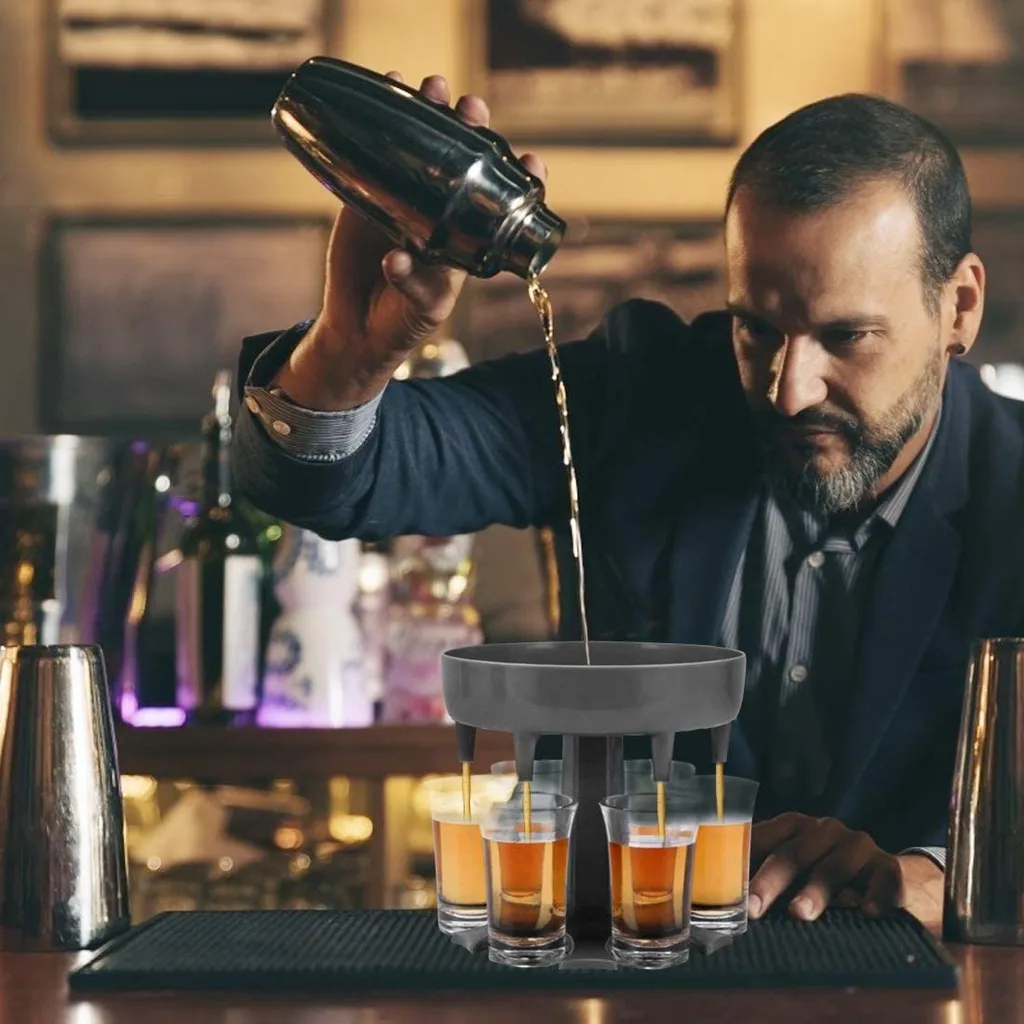 Schnapsglasspender, Schnapsglas-Spender, Shot Glas Dispenser Für Flüssigkeit/Getränke/Cocktail/Bier, Spirituosen Spender Für Cocktail-Party Barparty, Freunde Versammeln Sich - Image 3