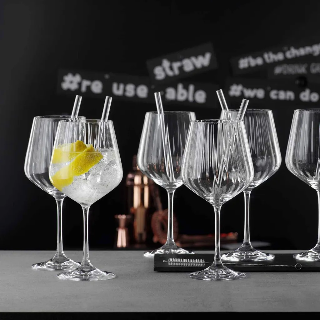 Nachtmann Gin&Tonic + 4 Glastrinkhalme 7574/8tlg. Tastes Good 103143 - Image 16