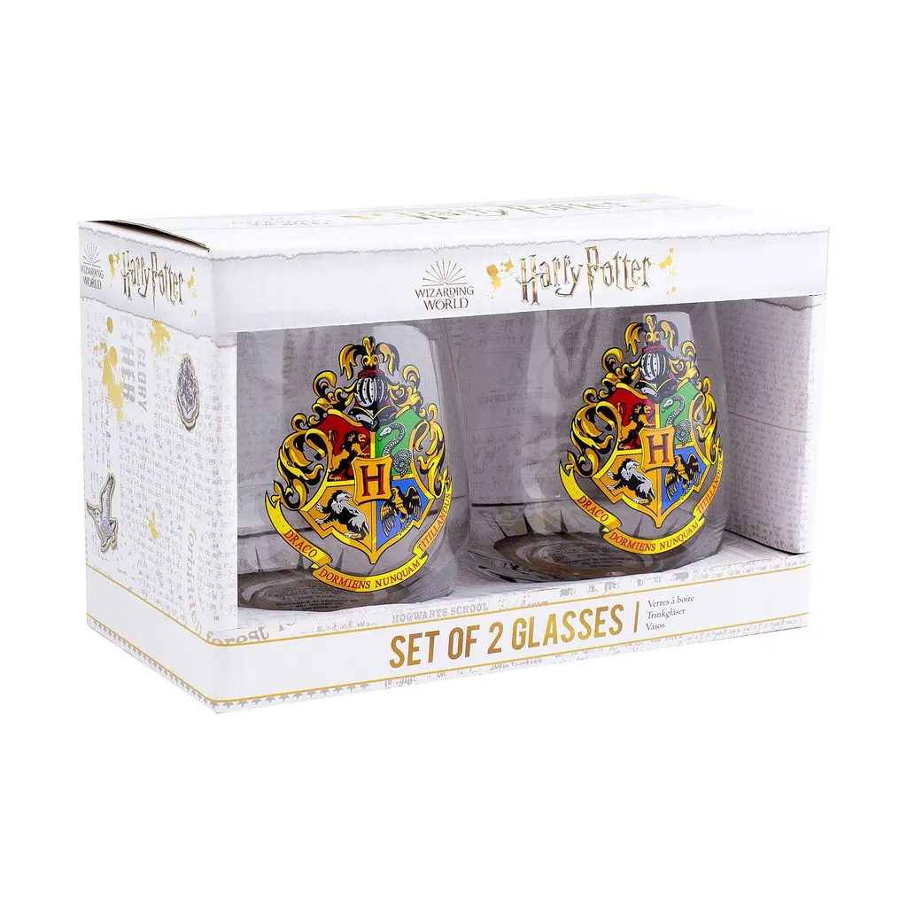 Paladone Harry Potter Gläser 2er Set Hogwarts Crest - Image 5