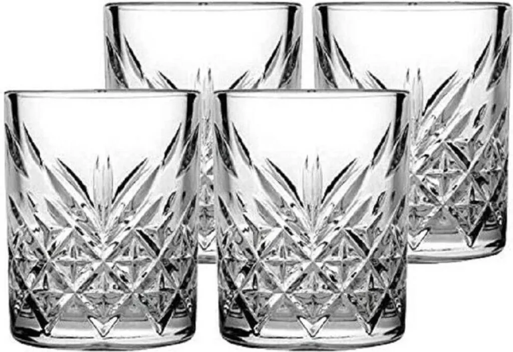 Pasabahce 52780 Shot Glas Stamper Timeless In Crystal Design 4er-Set - Image 3