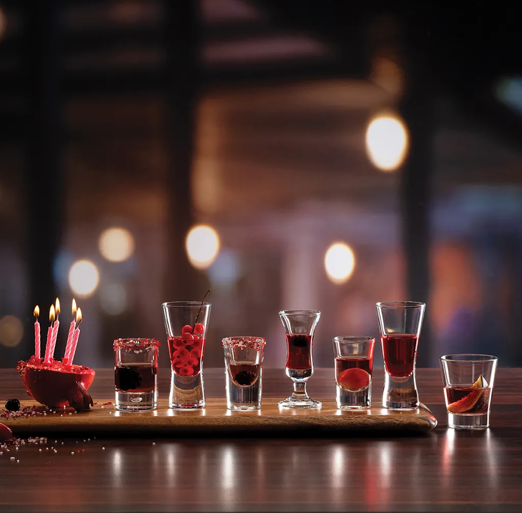 Schnaps Likörglas Wodkaglas Boston Shots 28 Ml Glas Mit Fuß PASABAHCE - Image 2