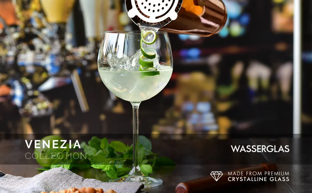 KROSNO Venezia Gin Tonic Wassergläser, 6er-Set, 480 Ml - Image 2