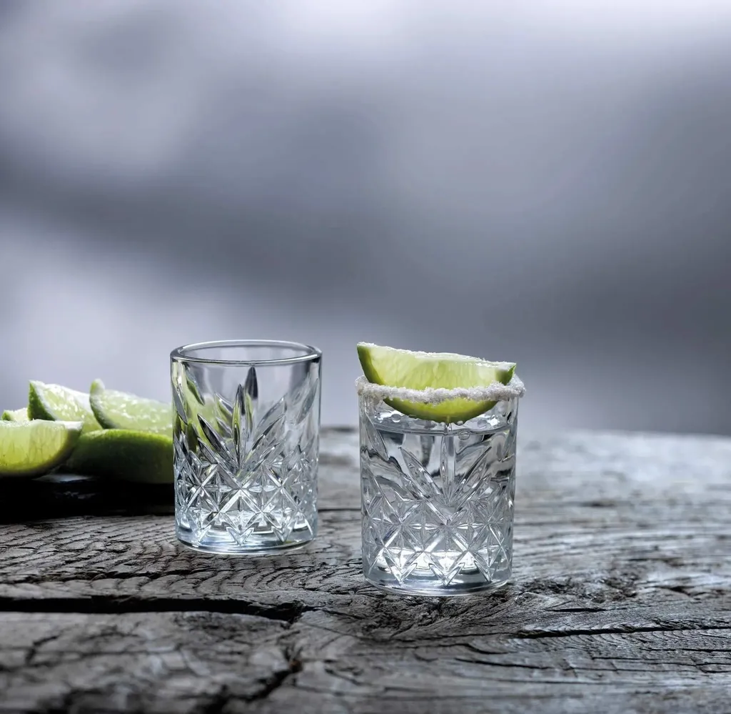 Pasabahce 52780 Shot Glas Stamper Timeless In Crystal Design 4er-Set - Image 2