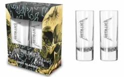 Metallica Schnapsglas Set 2 Stück Sad But True Shot Glasses Schnapsgläser