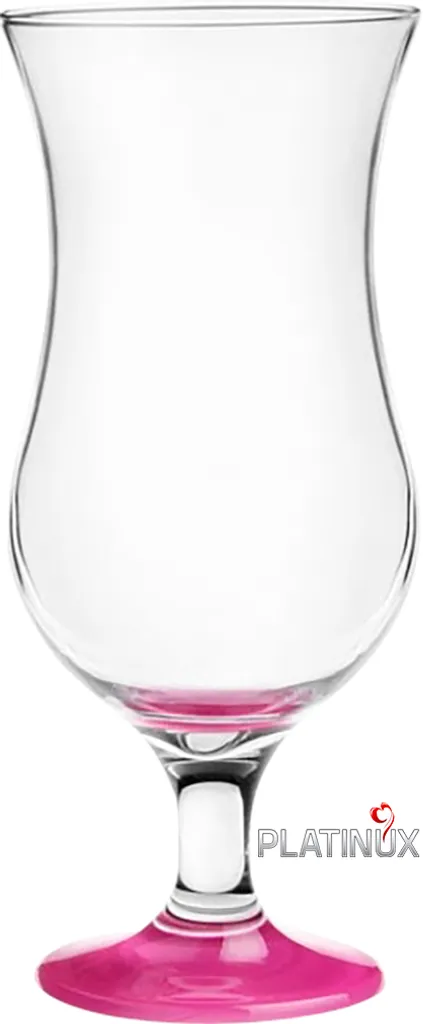 Platinux Cocktailgläser Set 6 Stück 420ml Longdrinkgläser Bargläser Hurricane Groß (Pink) - Image 3