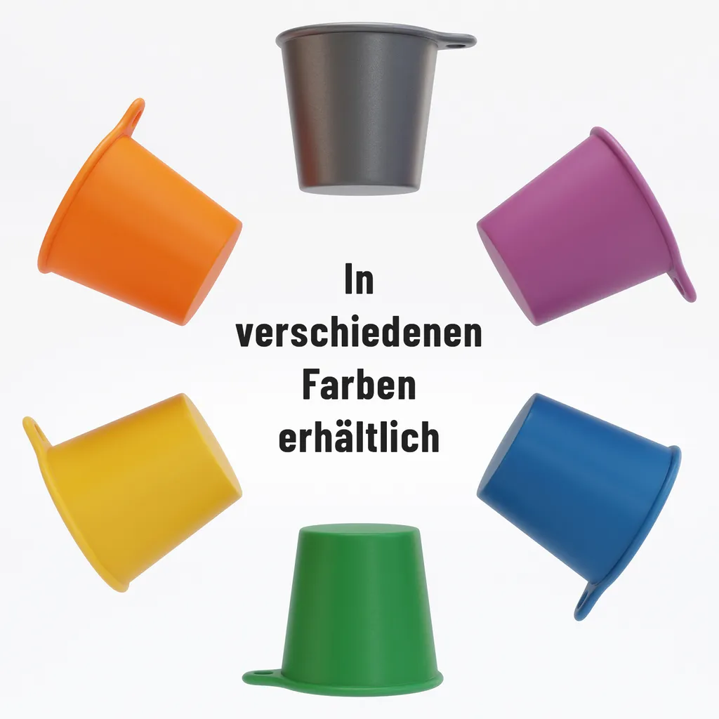 SoPro 12x Schnapsbecher Plastik 4 Cl Wiederverwendbar - Shotgläser 40 Milliliter Schwarz - Mehrweg Schnapsglas Zum Umhängen - Image 6