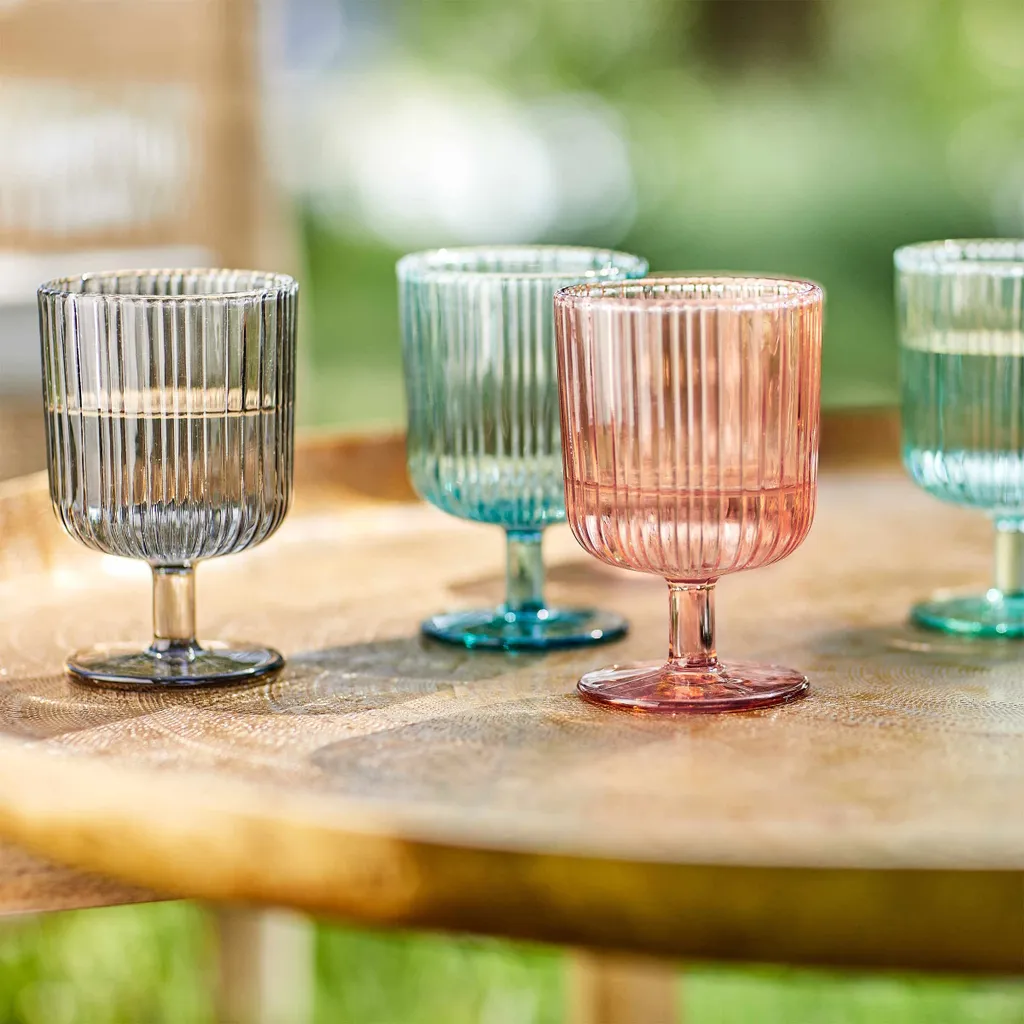 BUTLERS CHELSEA 6x Weingläser Mit Rillen 250ml - Image 2