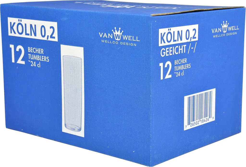 24er Set Kölschgläser 0,2 Liter Mit Eichstrich - Image 3