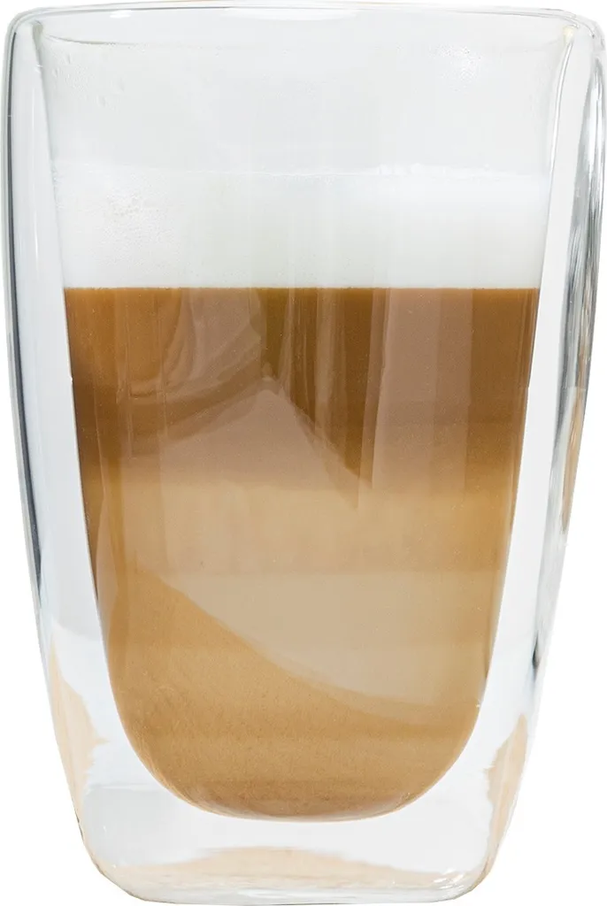 Latte Macchiato-Gläser 400ml Doppelwandig Isolierglas Extra Lang Warmhaltend Maße ≈9 X 14cm (4 Stück) - Image 3